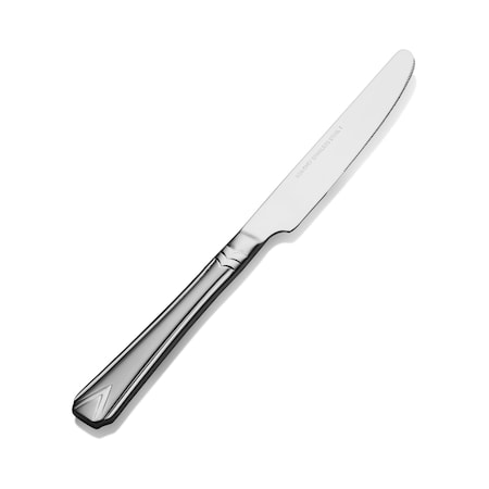 Bon Chef Gothic, Dinner Knife, Euro, Solid Handle, 2-Tone Finish, 13/0, 9.85" , set of 12 S1312